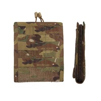 Commander Panel Small - Multicam with Khaki Webbing