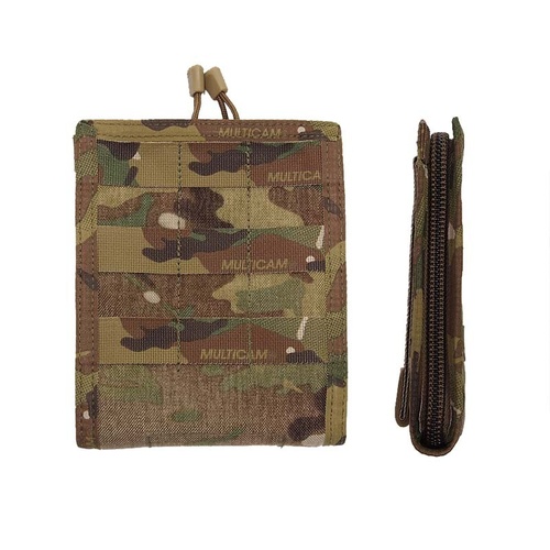 Commander Panel Small - Multicam with Khaki Webbing