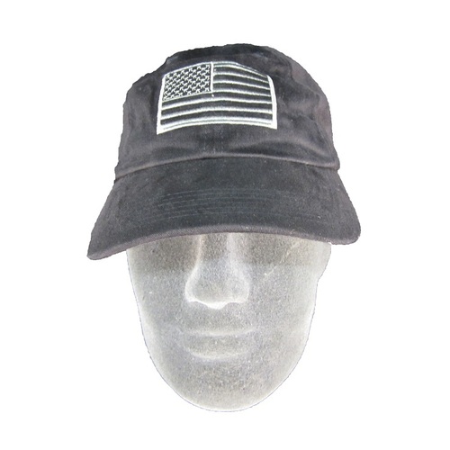 Subdued US Flag Cap - Black
